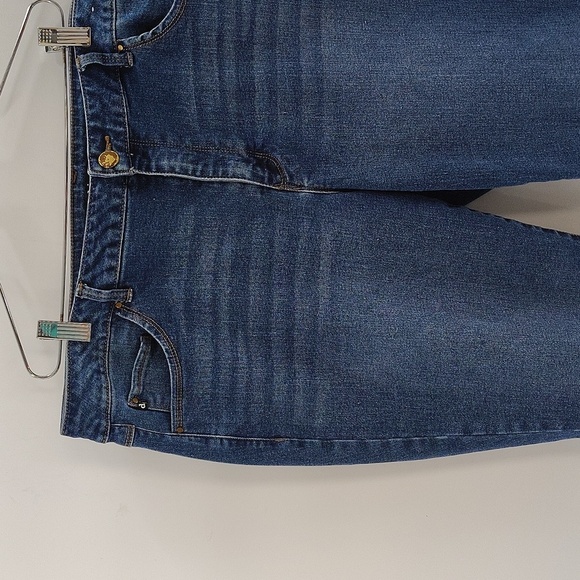 D. Jeans Crop Denim Mid To High Rise Stretch Cropped size 18W - Picture 2 of 8